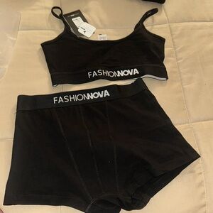 Black under garments